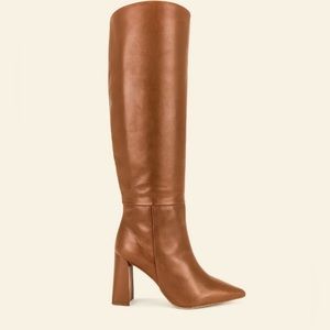 Steve Madden Handles Cognac Leah knee high boots